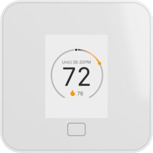 Lux TQ1 Smart Thermostat for Home, Programmable WiFi with Matter Protocol for Temperature Control, C-Wire or Power Bridge Required – Works with Apple Home and Google Home – termostato inteligente wifi