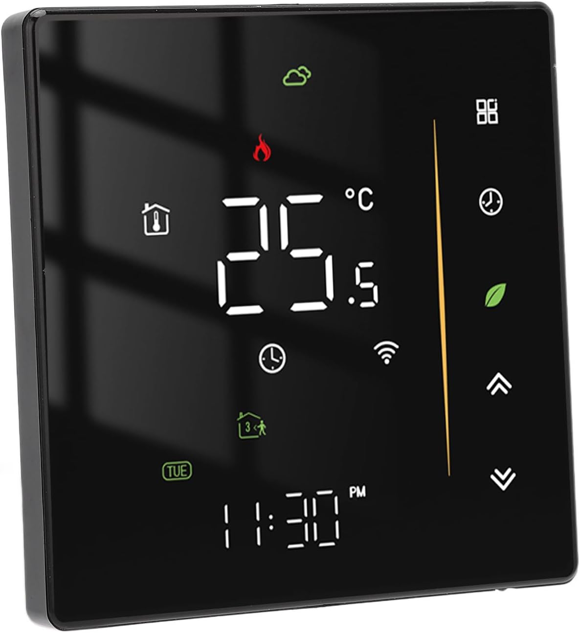 Smart Thermostat, Smart Thermostat Professional WIFI Programmable APP Control Energy Saving Flame Retardant Home Thermostat 95 to, Programmable - Image 5