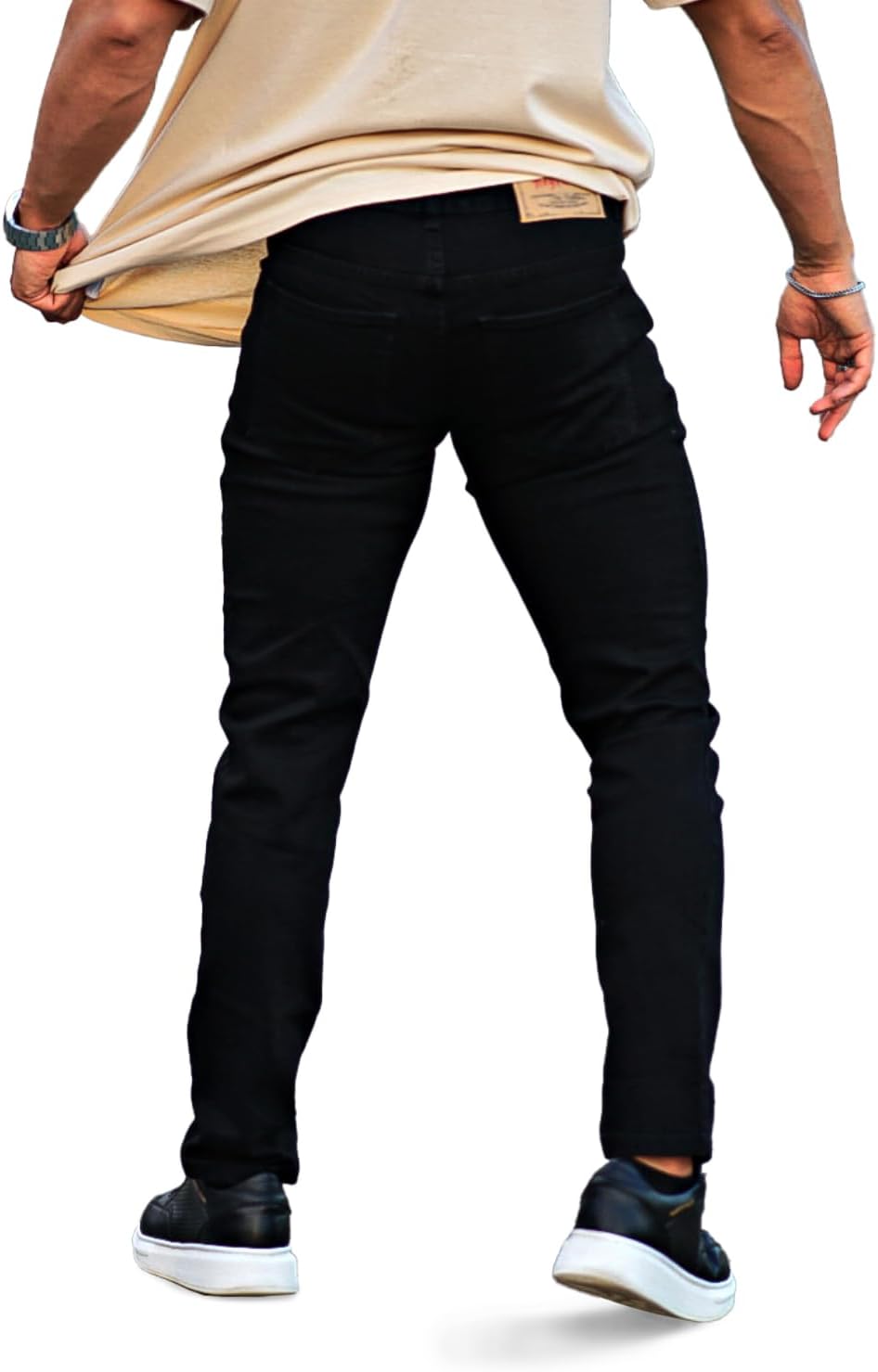 Heyfanee Mens Slim Fit Jeans Stretch Denim Pants for Men - Image 5