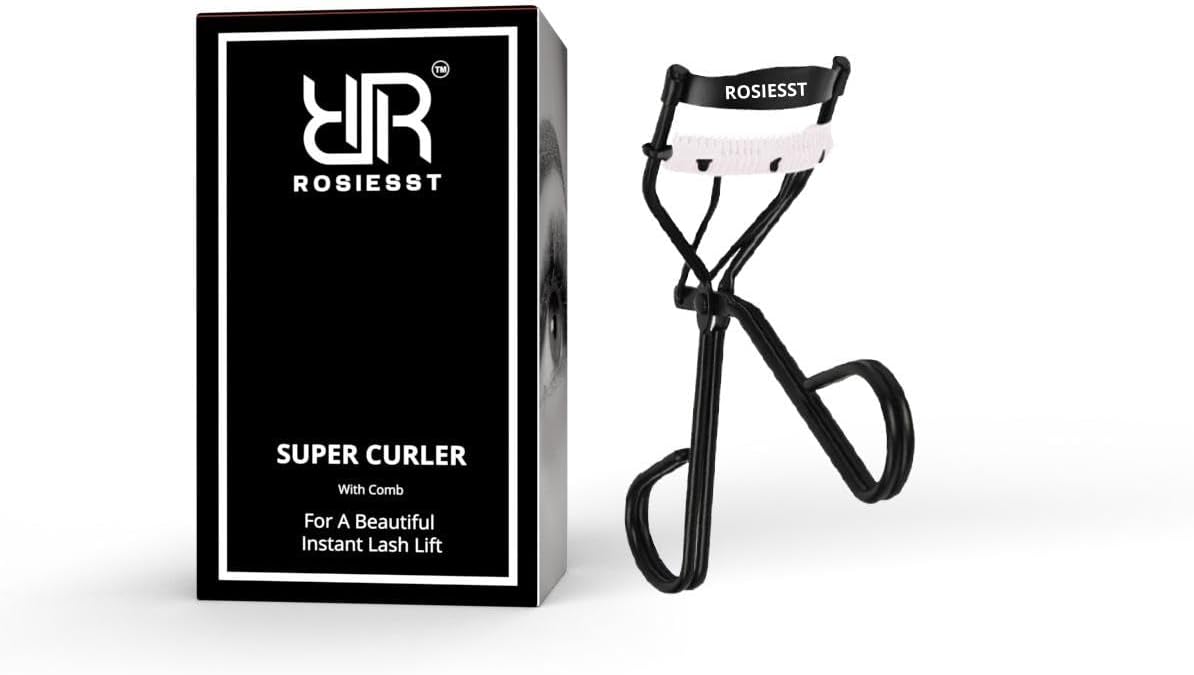 Super Eye Lash Curler with Built-in Comb, Creates Long Lasting Curl, Premium Quailty, Dual Function, Lightweight Durable Design, Beautiful Eye-Opening Curler - Image 2