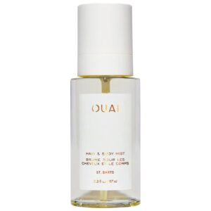 OUAI St. Barts Hair and Body Mist – Tropical-Scented Hair Perfume and Body Spray – Notes of Dragonfruit, Orange Blossom, Tuberose & Musk (3.3 Fl Oz)