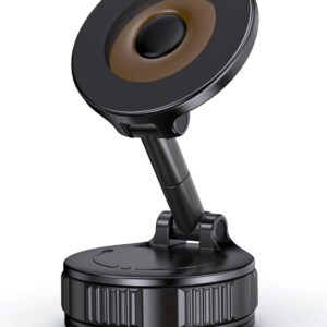 Car Phone Holder Compatible with Magsafe [60+LBS Strongest Suction & 2800gf Magnetic] 360° Adjustable Car Phone Mount, Phone Holders for Your Car for iPhone 17 Pro Max 16 15 14 13 12 Air Plus