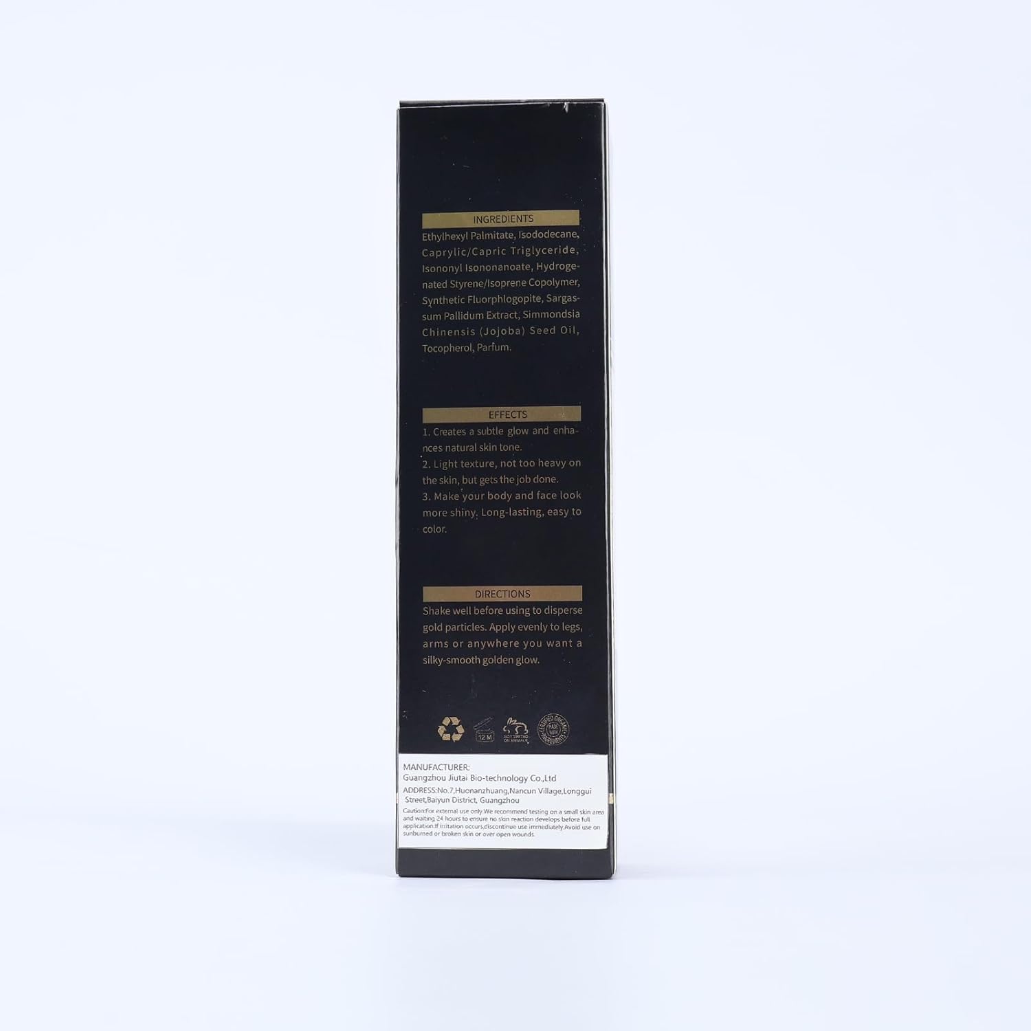 Liyalan Shimmer Body Oil Bronze Gold 5 Color Bronze 3.38 Fl Oz Face Glow Pearl Highlighter Illuminator body Makeup Shine Glitter Gold Liquid Taning - Image 9
