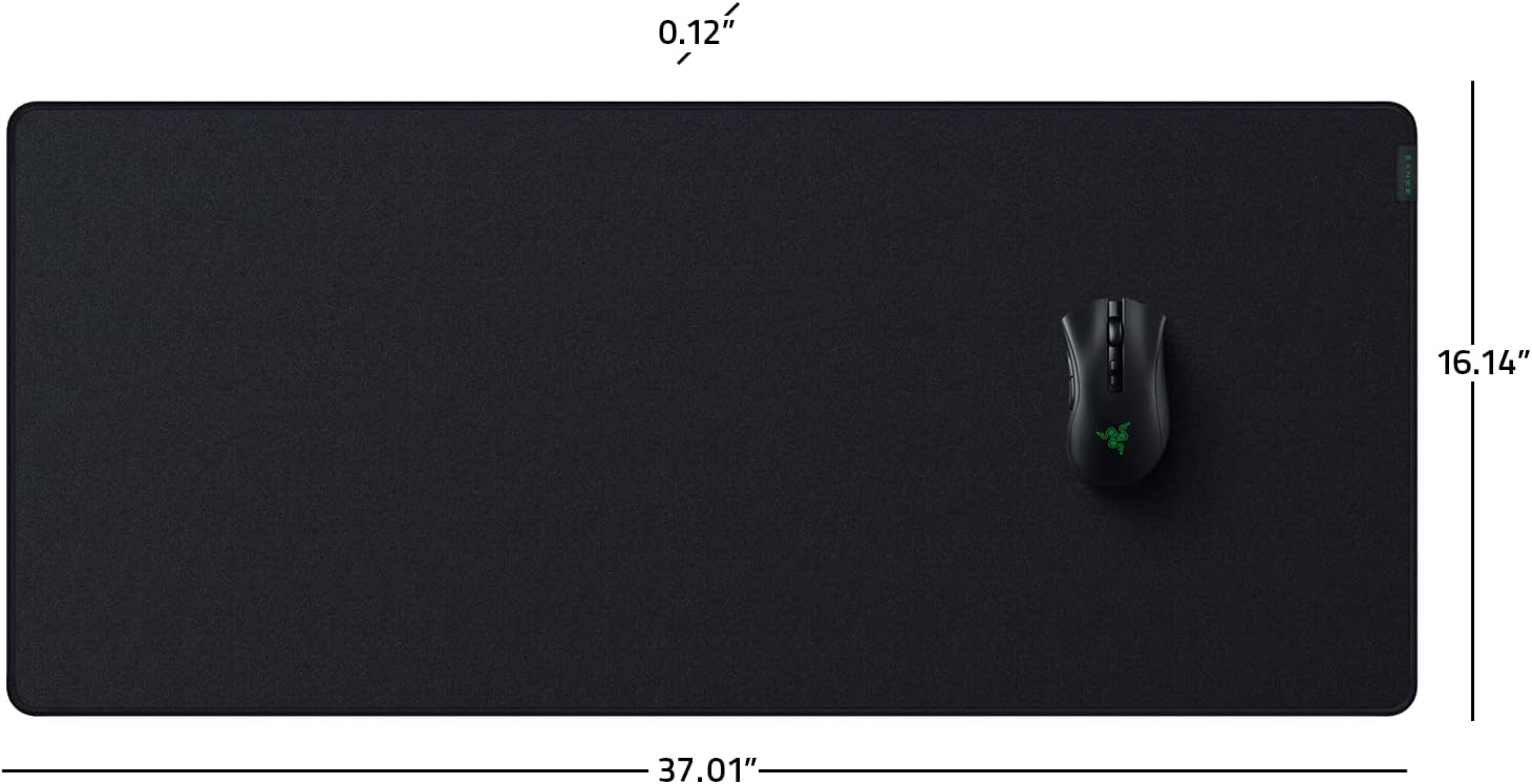 Razer Strider Chroma Hybrid Gaming Mouse Mat with Razer Chroma RGB: Hybrid Soft/Hard Mat - 19 Razer Chroma RGB Lighting Zones - Warp and Water-Resistant - Anti-Slip Base - Seamless Edges XXLarge - Image 7