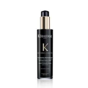 Kerastase Chronologiste Hair Serum Heat Protectant with Argan Oil – Controls Frizz, Strengthens and Prevents Breakage, Protects Against Humidity, For Dry, Fine & Brittle Hair, 5.1 Fl Oz