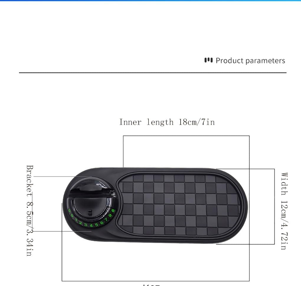Multifunctional Car Anti-Slip Mat Mobile Phone Holder for Dashboard - Non-Slip Sticky Mount Stand for Car, Adjustable and Secure Grip for Phones, GPS, and Accessories (Silvery) - Image 7