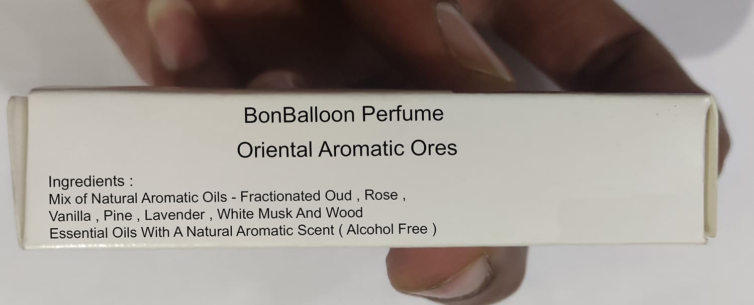 Natural Perfume Lebanese Oud Arabian Alcohol Free Attar Arabic Perfumes Musk Arab Fragrance Oriental Scent Oil Roll In Bottle ( 0.10 oz / 3 ml عود لبناني ) - Image 2
