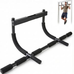 ENERGI CORE Pull Up Bar for Doorway – Multi-Grip Chin Up Bar, No Screws Required – Heavy Duty Door Frame Bar for Home Gym, Strength Training & Upper Body