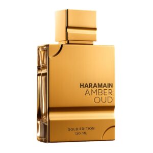 Al Haramain Amber Oud Gold Edition Eau De Parfum Spray 120ml (4 oz) – Unisex Arabian Perfume for Women & Men, Long-Lasting Amber Cologne with Refreshing & Sweet Fragrance