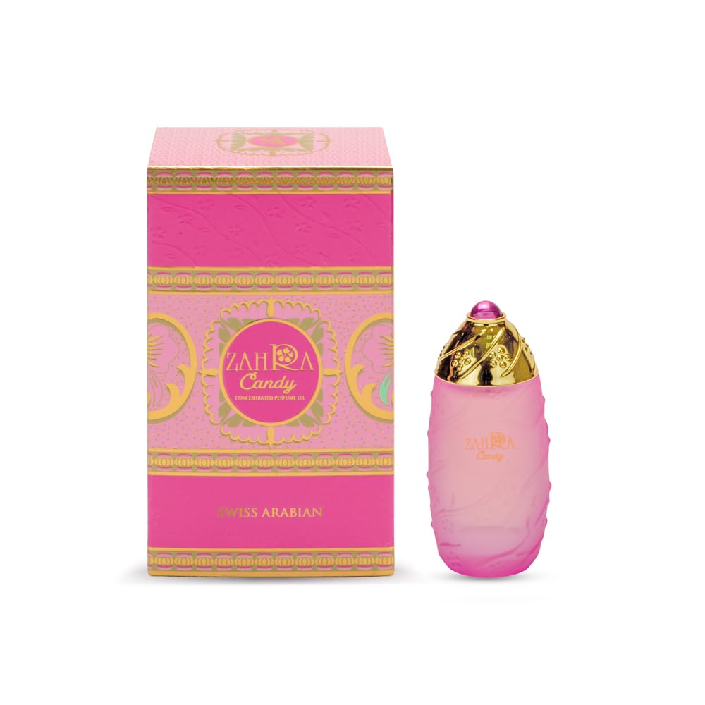 Swiss Arabian Zahra Candy - Sweet Gourmand Arabian Perfume Oil - Women's and Men's Fragrance with Fruity Notes, Soft Florals and Musk - 3.2 oz - Image 2