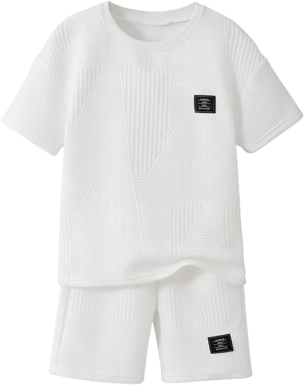 Cakaner Tween Boys Clothes Summer Short Sleeve Top & Shorts Set 2-Piece Casual Outfit Size 6-12 Years