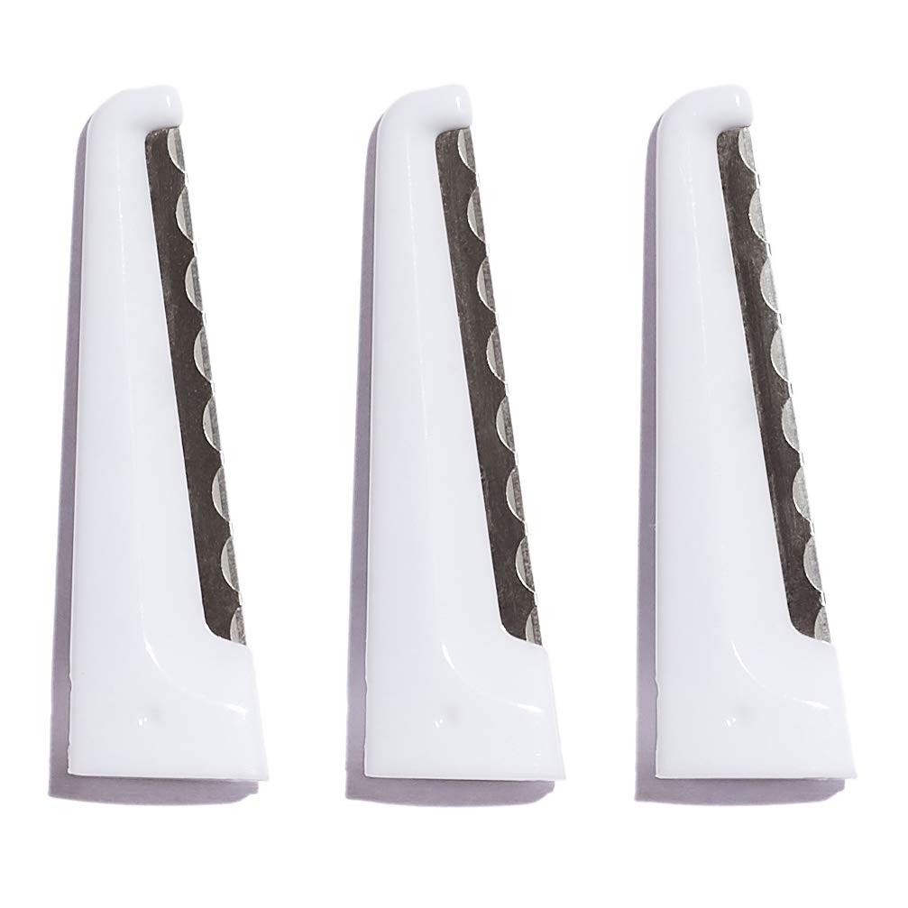 StackedSkincare Dermaplaning Replacement Blades - 3 Pack Face Razor Refills for Women, Peach Fuzz Remover and Exfoliating Tool, Fits StackedSkincare Dermaplane Tool