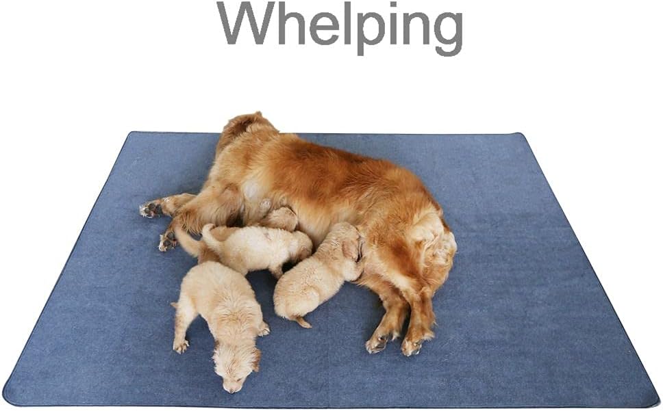 Peepeego Non-Slip Dog Pads Extra Large 72" x 72", Washable Pee Pads with Fast Absorbent, Reusable, Waterproof for Training, Whelping, Housebreaking, Incontinence, for Playpen - Image 4