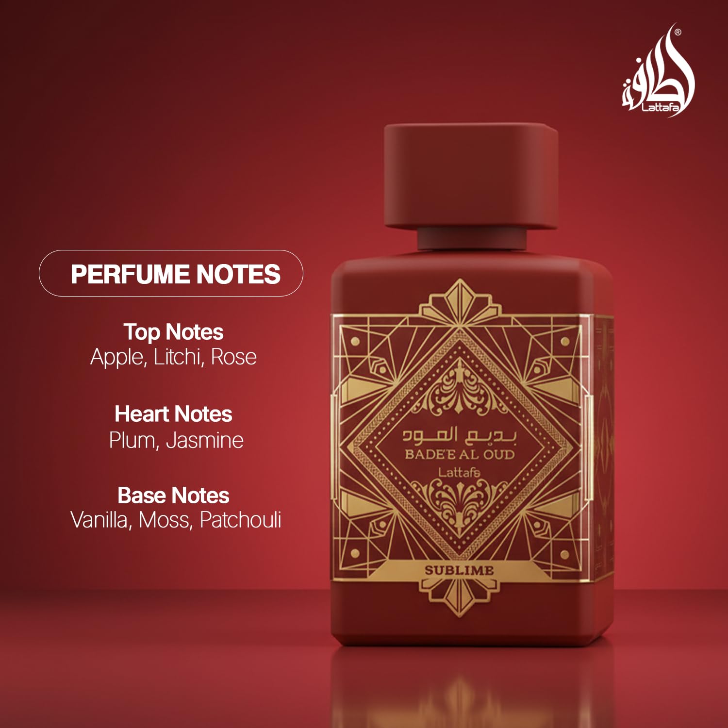 Lattafa Bade'e Al Oud Sublime - Tropical, Fruity, Fresh, Vanilla - Eau de Parfum Long-Lasting Fragrance for Unisex, 3.40 Ounce / 100 ml - Image 3