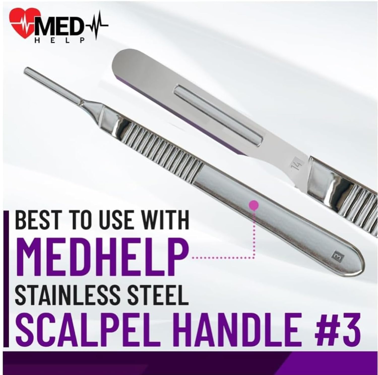 14R Blades Dermaplaning Scalpels with Dermaplane Handle, Pack of 21 Dermaplane Razor for Women Face with Stainless Steel Scalpel Handle 3 - Dermaplaning Tool for Face - Image 4