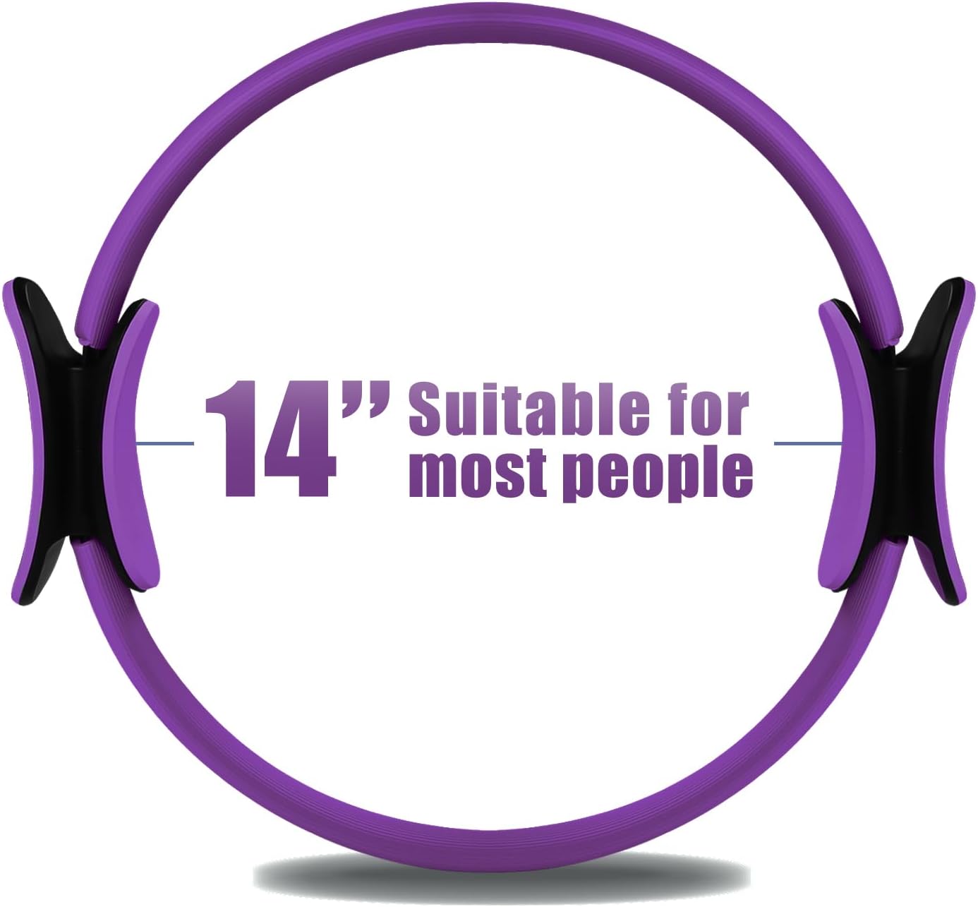 RitFit Pilates Ring Circle - 14 Inch Magic Fitness Circle for Toning Inner & Outer Thighs, Bonus Workout Guide Included - Image 2