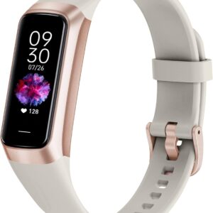 Zeacool Fitness Tracker with 24/7 Heart Rate, Blood Oxygen Blood Pressure Sleep Monitor, Activity Trackers 5 ATM Waterproof,Step Calorie Counter Pedometer Health Smart Watch for Women Men