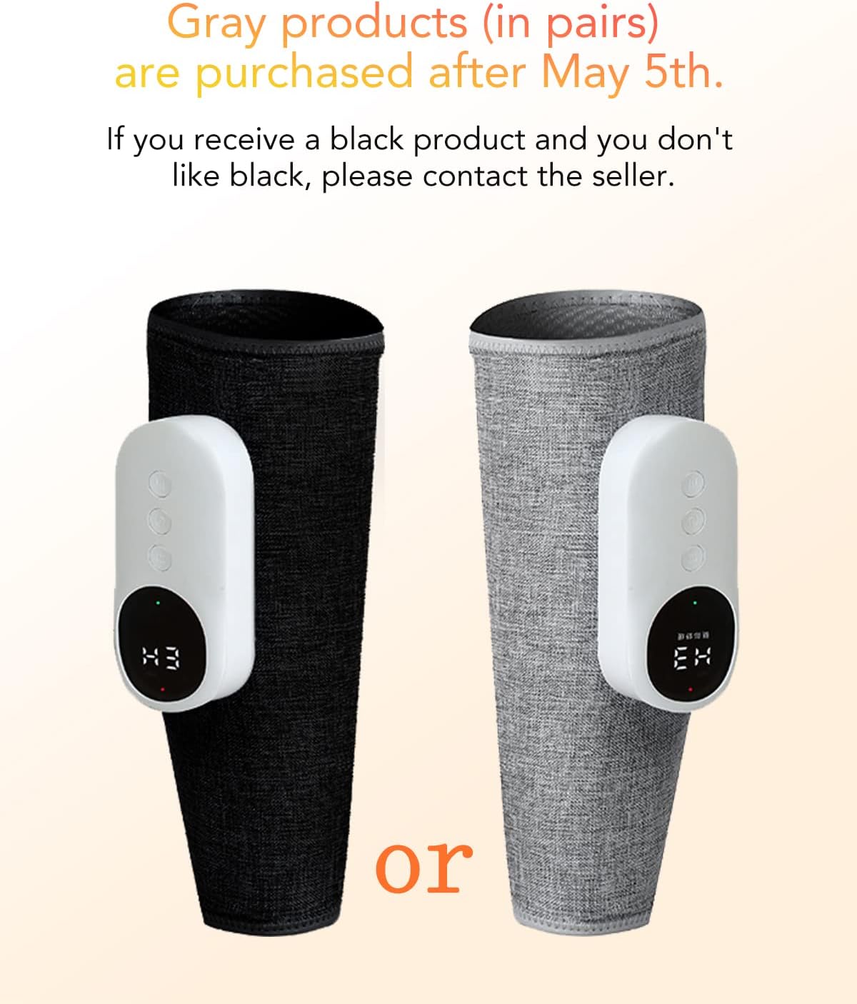 LINGTENG Leg Massager for Circulation and Pain Relief, Calf Air Compression Massager with Heat, Leg Massager with 3 Intensities, 3 Modes, Easy to use, Muscle Relaxation, Gifts (Pair) - Image 7