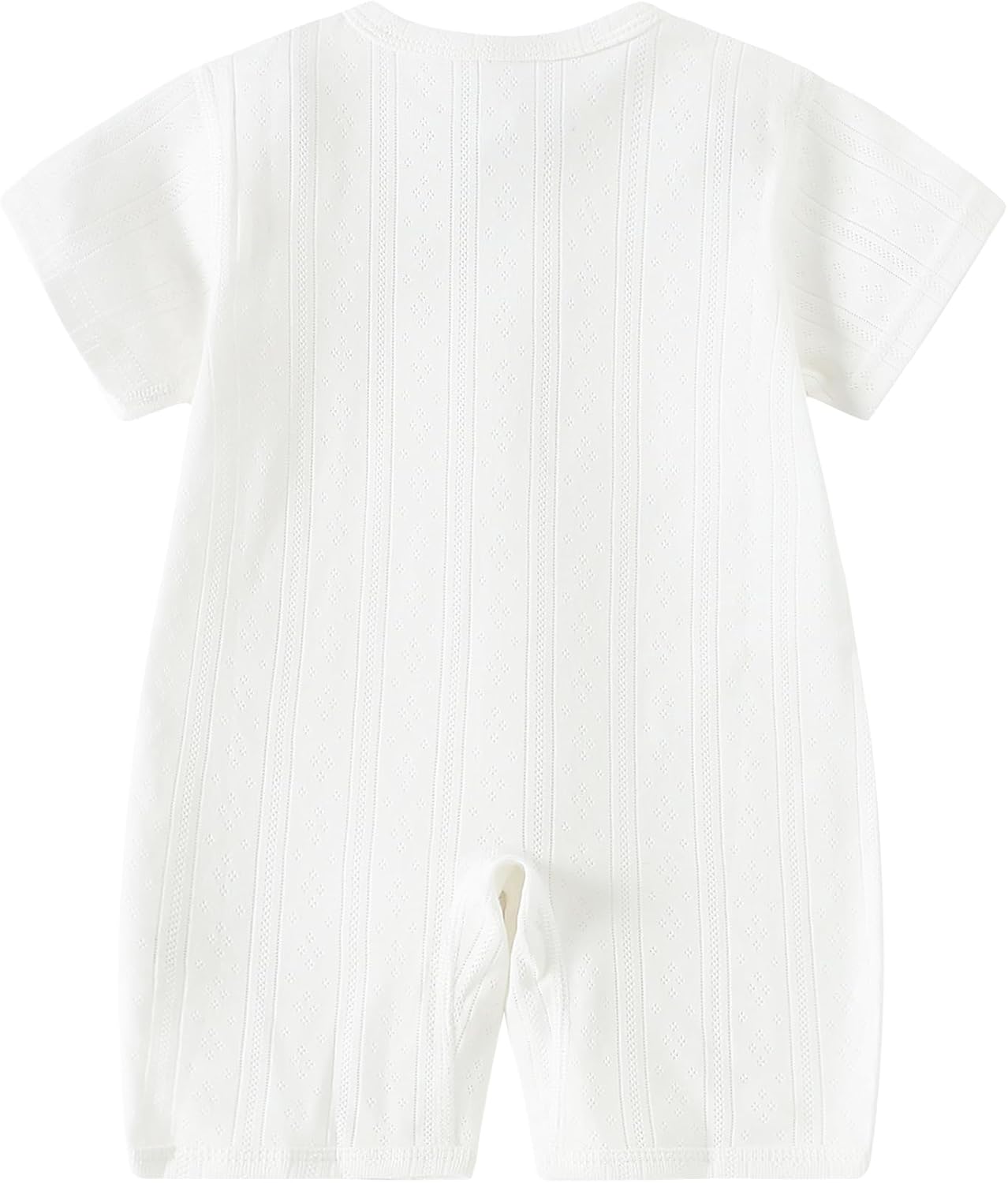 AMIYAN Unisex Baby Cotton Romper Boys Short Sleeve One-Piece Jumpsuit Infant Snap Up Bodysuits Summer Outfits 0-24M - Image 5