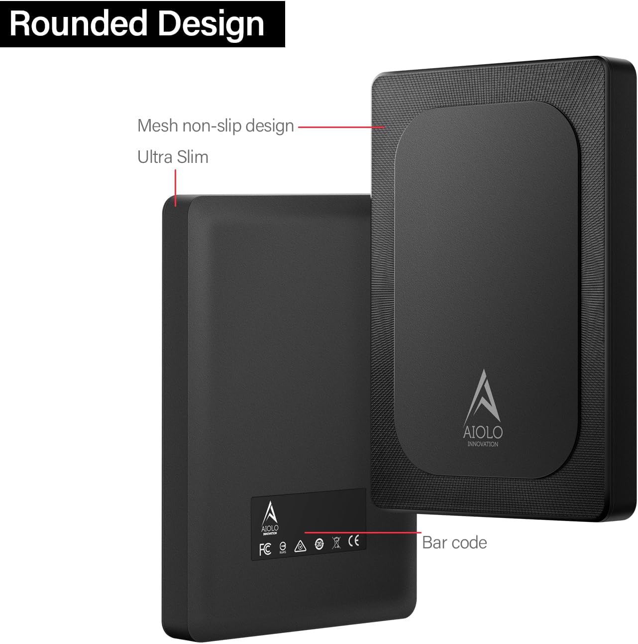 Aiolo Innovation 500GB External Hard Drive Ultra Slim Portable HDD-USB 3.0 for PC, Mac, Laptop, PS4, Xbox one,Xbox 360 HD-A4 - Image 5