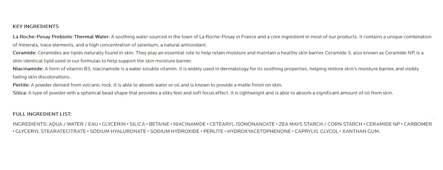 La Roche-Posay Toleriane Double Repair Matte Face Moisturizer, Daily Moisturizer For Oily Skin With Ceramide And Niacinamide For All Skin Tones, Oil Free, Non-Comedogenic, Available with SPF 30 - Image 7