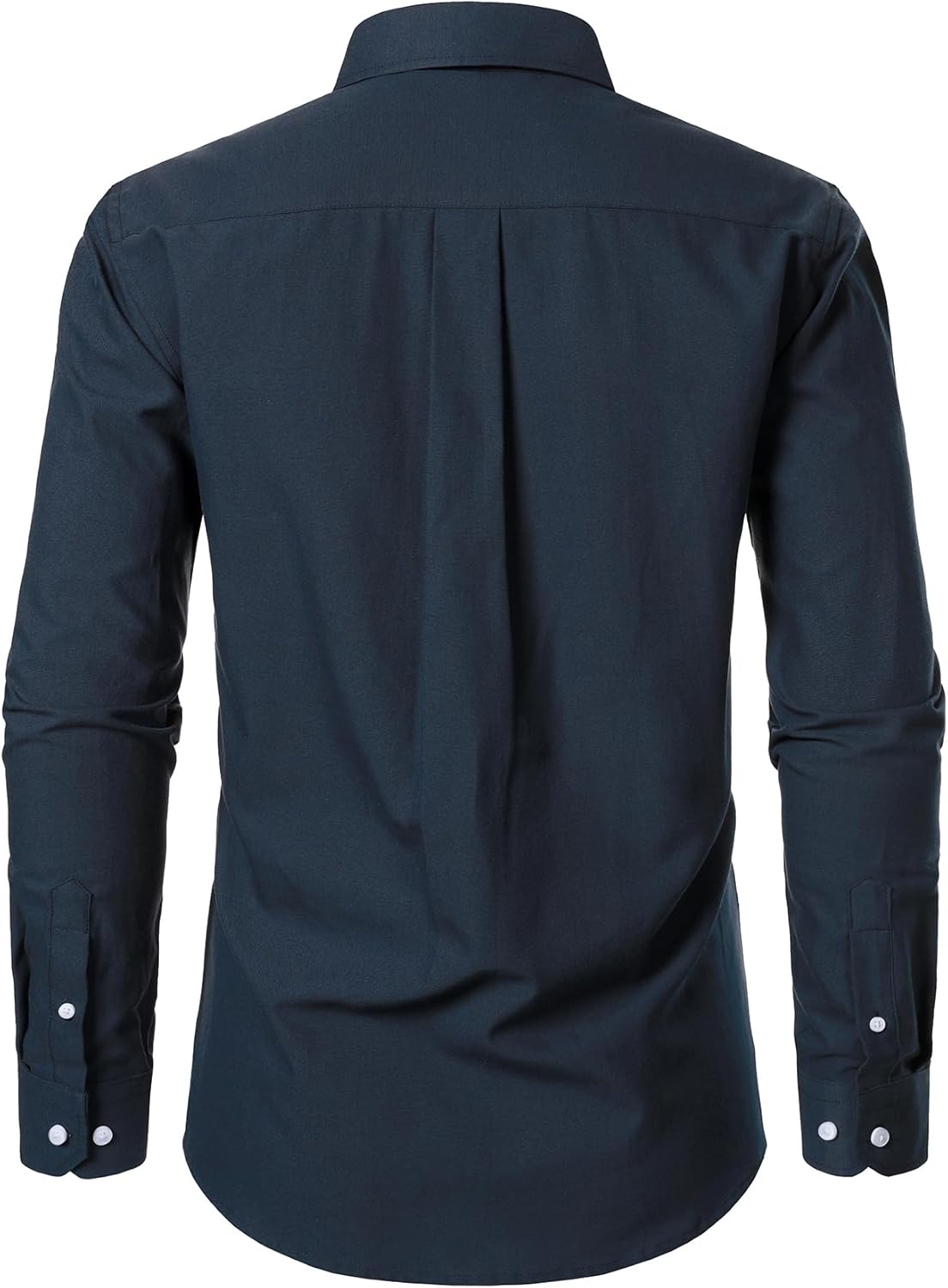 JEMITOP Men's Classic Lightweight Oxford Button Down Collar Shirts Business Casual Long Sleeve Dress Shirt with Pocket - Image 4