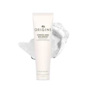 Origins Checks and Balances Frothy Face Wash & Gentle Face Wash for Men and Women | Foaming Facial Cleanser