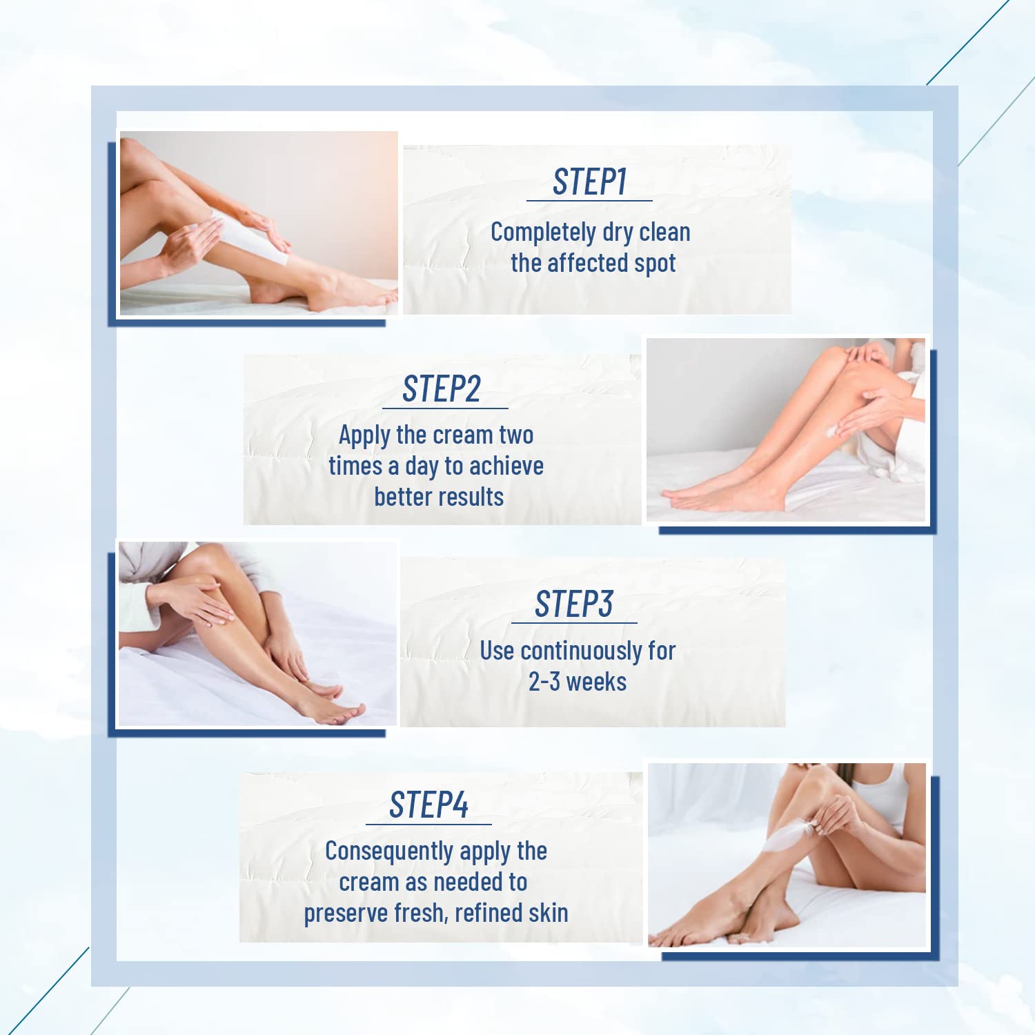 OUKEYA Urea Cream 40 Percent,Foot & Hand Cream for Dry Cracked,Urea Lotion for Feet Maximum Strength - Image 5