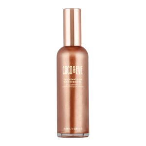 Coco & Eve Antioxidant Glow Shimmer Body Oil – Lightweight Skin Illuminator with Pearlescent Minerals, Natural Glitter, Antioxidants for Shimmering, Moisturizing and Healthy Glow (3.38 Fl Oz)