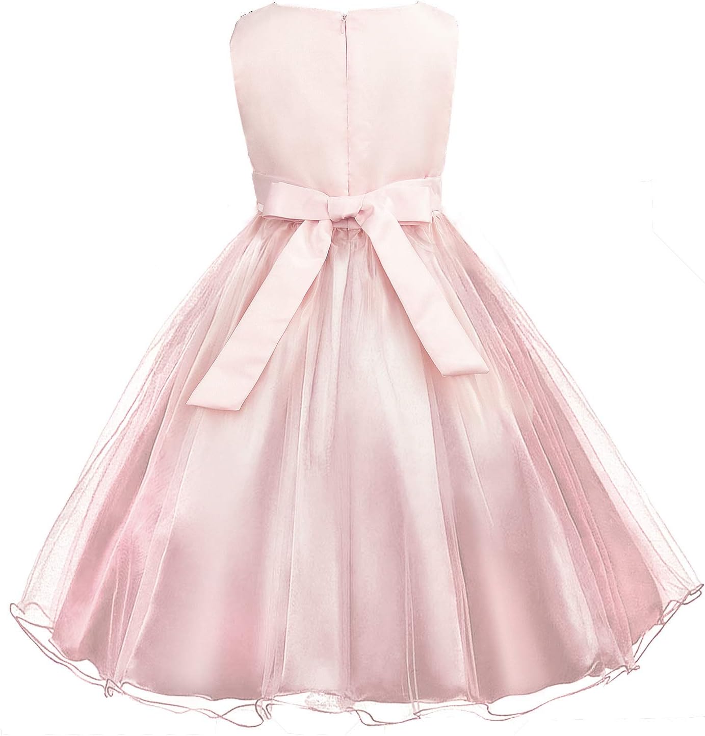 Acecharming Girls Dresses Sequin Flower Girls Party Dress Bridesmaid Ball Gown Wedding Tulle 3-10 Years - Image 3