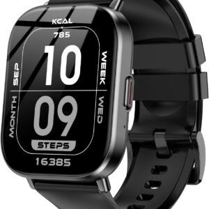 Smart Watch with 2.01″ HD Touchscreen, Bluetooth Calling, 120+ Sports Modes, 24/7 Heart Rate & Sleep Monitoring, IP67 Waterproof Fitness Tracker, Compatible with iOS and Android (Black)