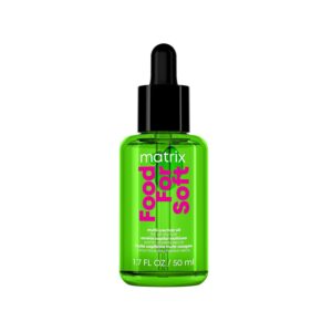 MATRIX Food For Soft Hair Serum Oil For Dry, Brittle and All Hair Types – Softens, Smooths and Adds Shine With Heat Protection, Repairing Leave In With Avocado Oil