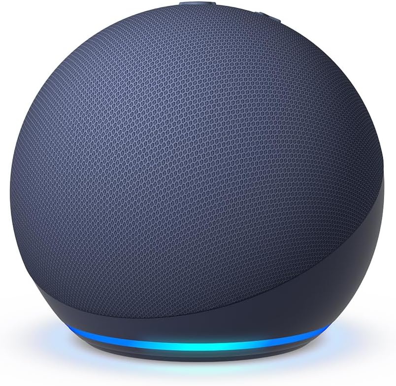 Amazon Echo Dot (newest model) - Vibrant sounding speaker, Designed for Alexa+, Great for bedrooms, dining rooms and offices, Deep Sea Blue - Image 2