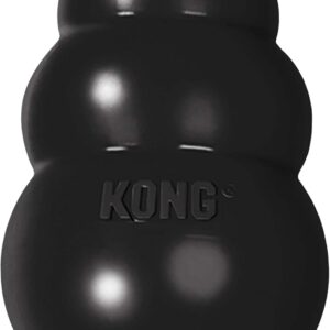 KONG Extreme Dog Toy – Fetch & Chew Toy – Treat-Filling Capabilities & Erratic Bounce for Extended Play Time Most Durable Natural Rubber Material – for Power Chewers – for Large Dogs