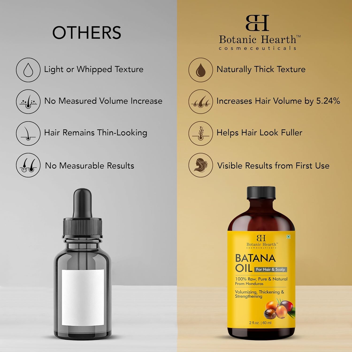 Botanic Hearth Batana Oil for Hair Growth & Hair Treatment Oils 4 Fl Oz | Dr Sebi Inspired, 100% Raw & Pure Batana Oil | Scalp & Hair Treatment for Thickness & Strength | All Hair Types - Image 7