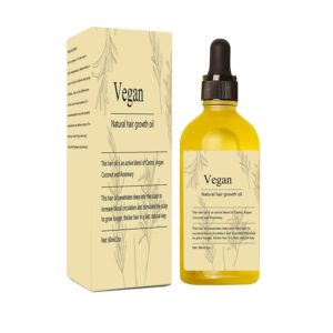 Vegan Natural Hair Growth Oil, 1Pcs hair growth oil Rosemary Oil for Hair Growth Organic for dry damaged hair and growth