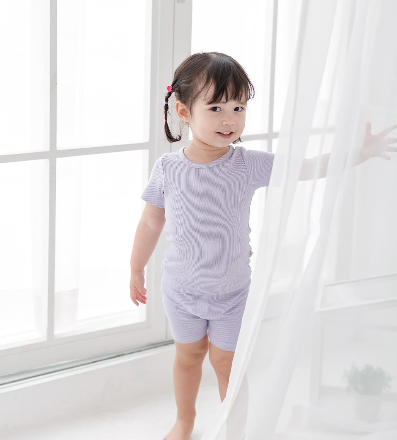 AVAUMA Toddler Short Pajamas Set Baby Boys Girls Kids Snug fit Ribbed Sleepwear pjs for Daily Life Style - Image 4