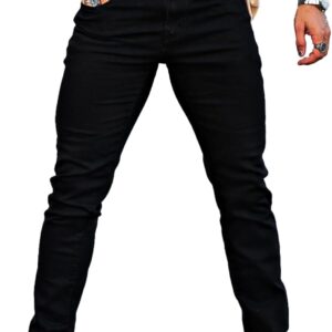 Heyfanee Mens Slim Fit Jeans Stretch Denim Pants for Men
