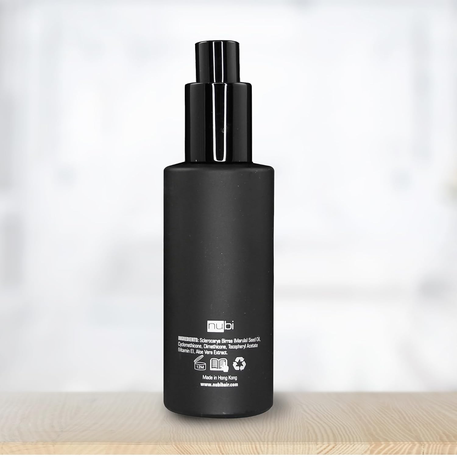 Nubi Marula Anti Frizz Serum - Smoothing Serum for Dry Hair Repair and Shine with Vitamin E, Aloe Vera - 2 Fl Oz - Image 9