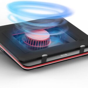 IETS GT500 Powerful Turbo-Fan (4200 RPM) Laptop Cooling Pad with Infinitely Variable Speed,Seal Foam for Rapid Cooling Gaming Laptop,Dust Filter for Protect Laptop,13-17.3inch Laptop Cooler