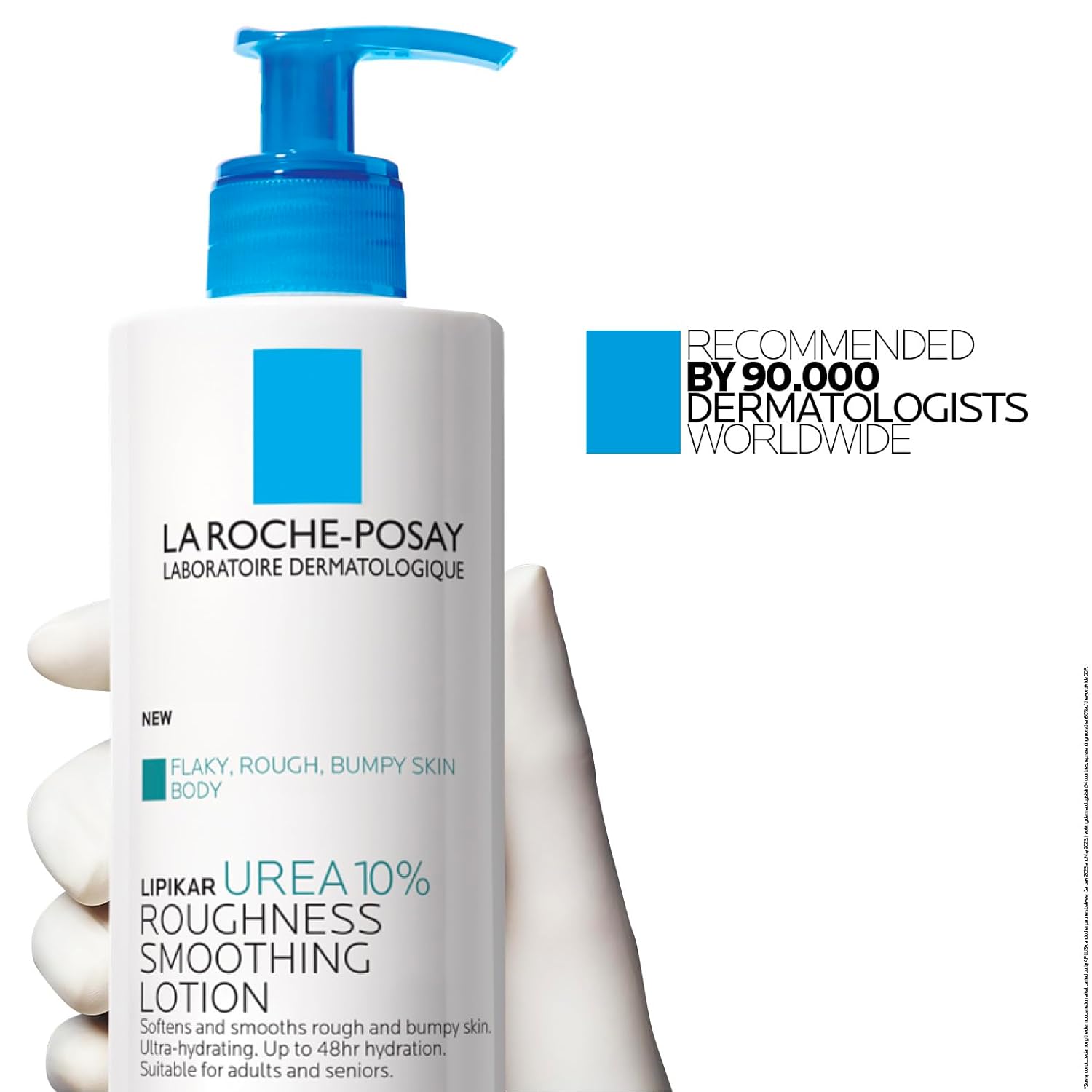 La Roche-Posay Lipikar Urea 10% Roughness Smoothing Lotion, Body Lotion For Dry Skin With 10% Urea + Shea Butter + Allantoin, Rough And Bumpy Skin Lotion, Softens & Smooths Skin With 1 Application - Image 8