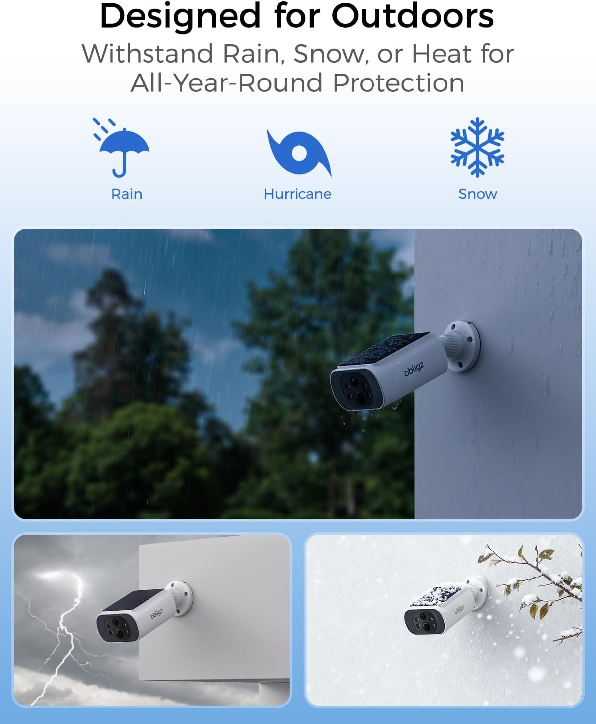 Solar Security Cameras Wireless Outdoor, 4MP Cameras for Home Security Camera System, 64GB Local Storage, No Subscription, Easy Setup, Color Night Vision, 2.4 & 5G WiFi, 4-Cam Kit - Image 9