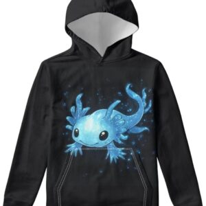 Boys Hoodies with Pockets Casual Pullover Crewneck Sweatshirt 6-16 Years Old