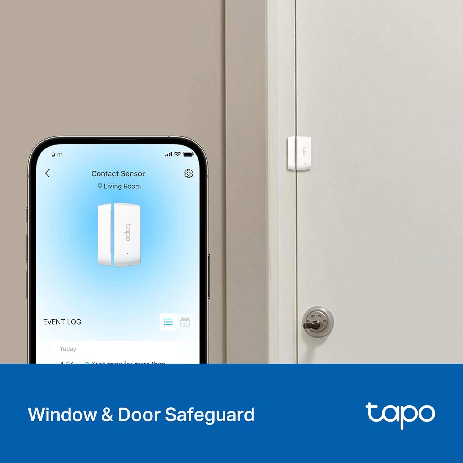 Tapo Door Sensor Starter KIT, Matter Compatible, 3X Smart Door Window Contact Sensor and 1x Smart Hub with Built-in Chime, Smart Automation, Real-Time Notification, T31 KIT - Image 3