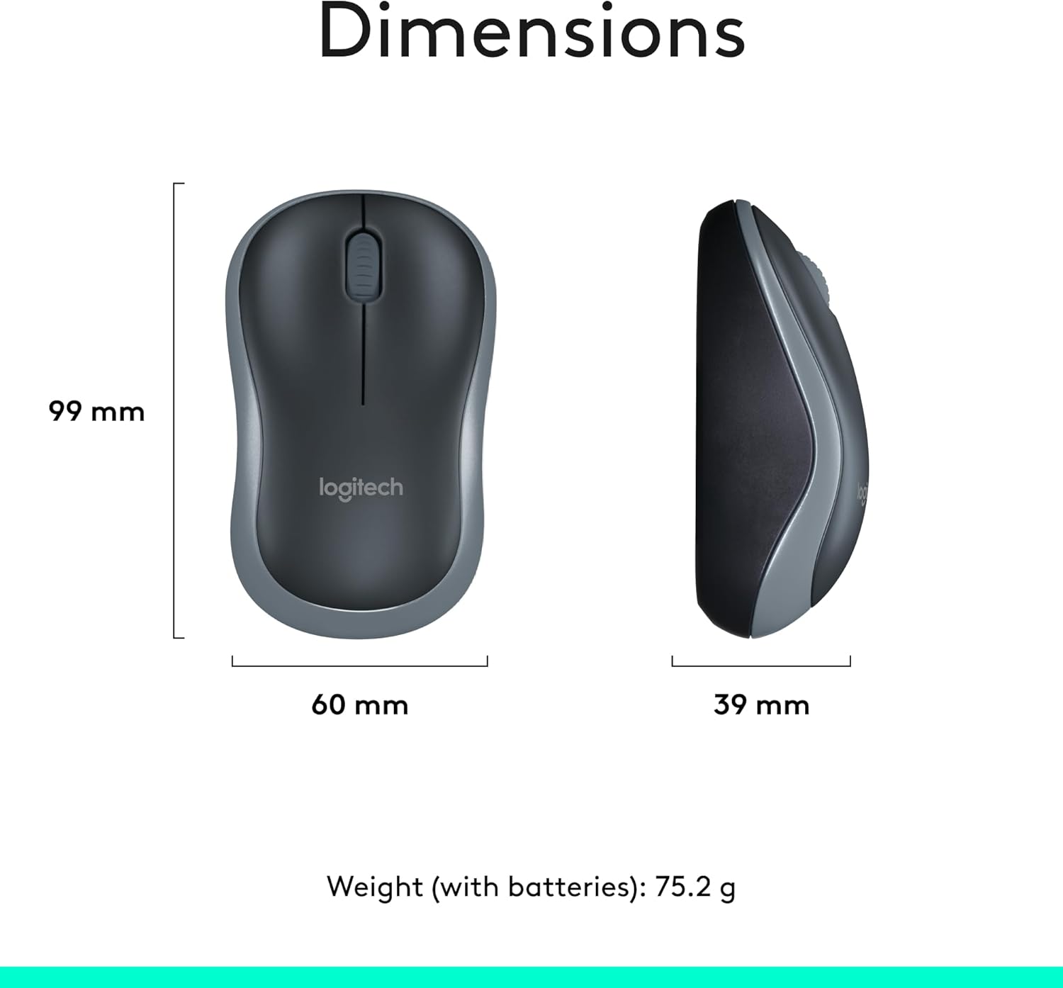 Logitech MK270 Wireless Keyboard and Mouse Combo for Windows, 2.4 GHz Wireless, Compact Mouse, 8 Multimedia and Shortcut Keys, 2-Year Battery Life, for PC, Laptop - Black - Image 10