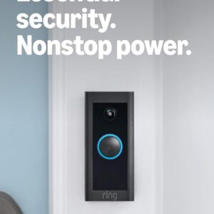Ring Video Doorbell Wired, Home or business security, Two-Way Talk, advanced motion detection, HD camera and real-time alerts to monitor your front door (wiring required)
