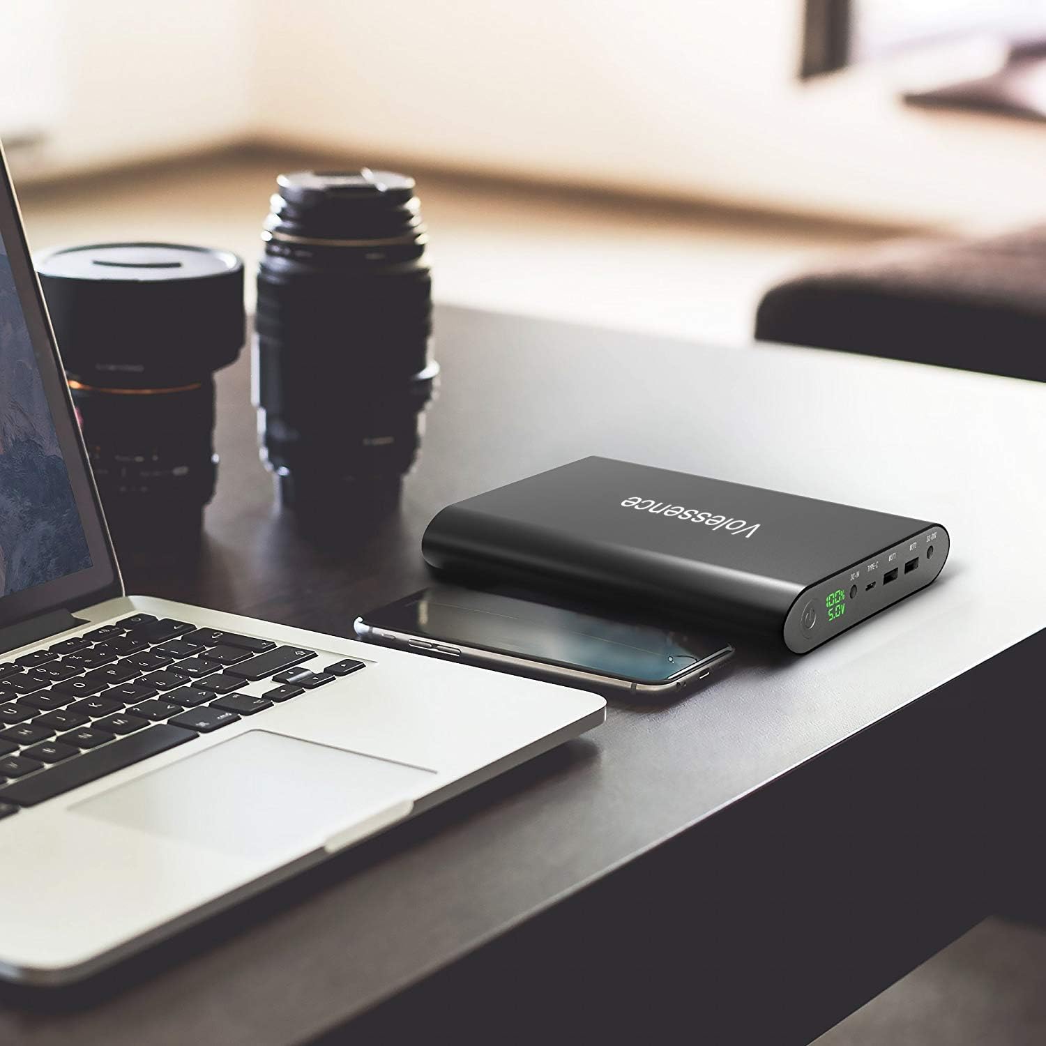 50000mAh Power Bank for Laptop, High Capacity Portable Charger with Fast Charging DC Output 5/8.4/9/12/16/20V External Battery Charger for Dell,HP,MacBook Pro,Samsung, iPhone, and More - Image 5