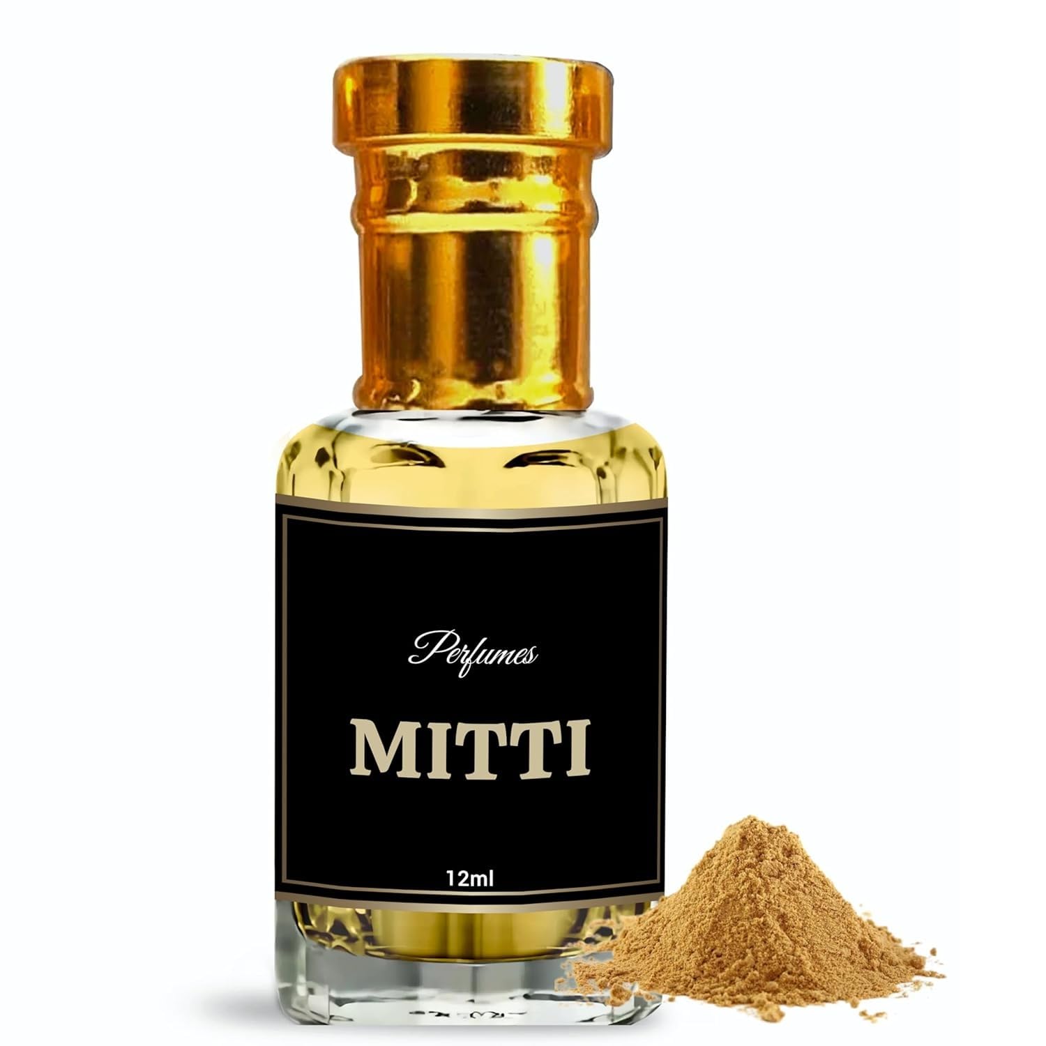 Mitti Attar Perfume Oil 12ml | Natural Alcohol-Free Fragrance | Earthy Petrichor Scent | Long Lasting Attar for Men & Women