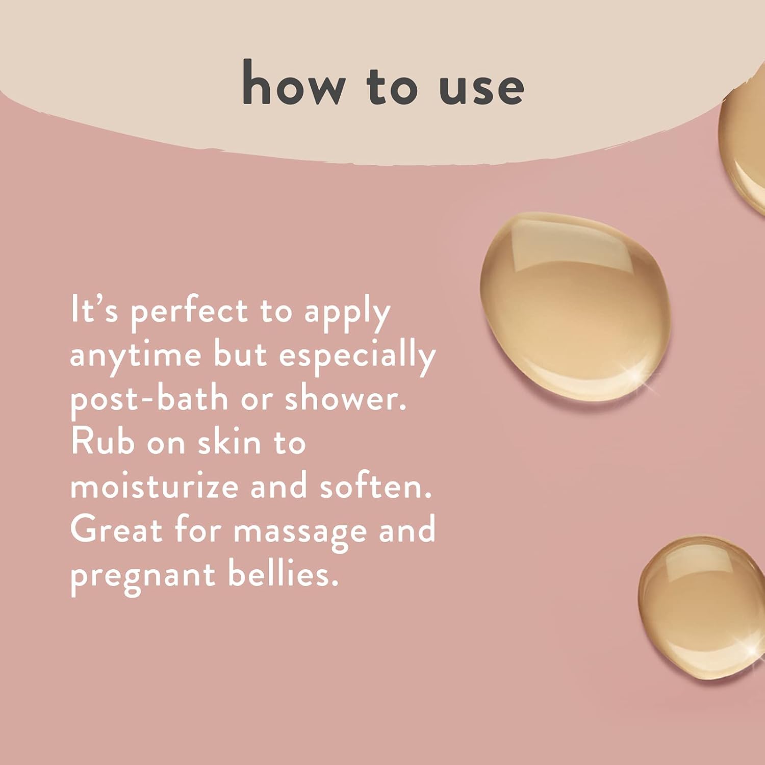 The Honest Company Mama Hydrating and Soothing Glow On Body Belly Oil, Plant Based Hypoallergenic, Fragrance-Free, 4.2 fl oz - Image 3