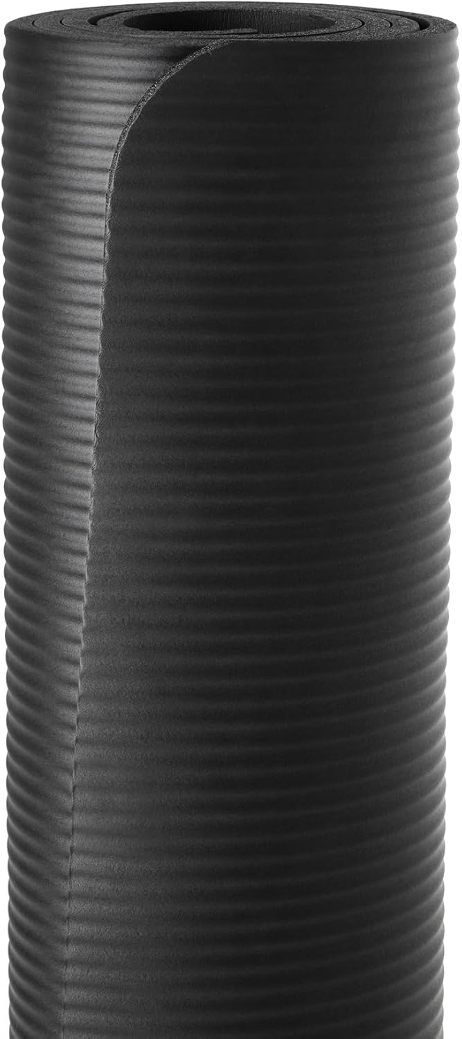 Amazon Basics Extra Thick Exercise Yoga Mat with Carrying Strap - Image 2